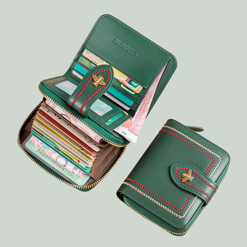 Genuine Leather Wallets For Women's Cardholders Luxury ארנקים לנשים Coin Purses Ladies Small Women Wallet Hasp Mini Cards Short