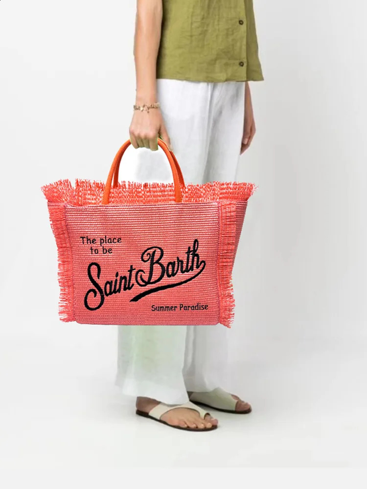 womens highcapacity leisure travel rope cushion handmade Tassel handbag 240802
