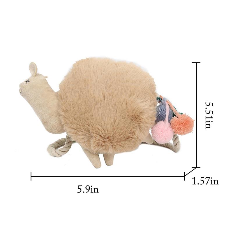 Cute Alpaca Cartoon Plush Shoulder Women Bags Handbags High Quality 2019 New Crossbody Messenger Bags For Women