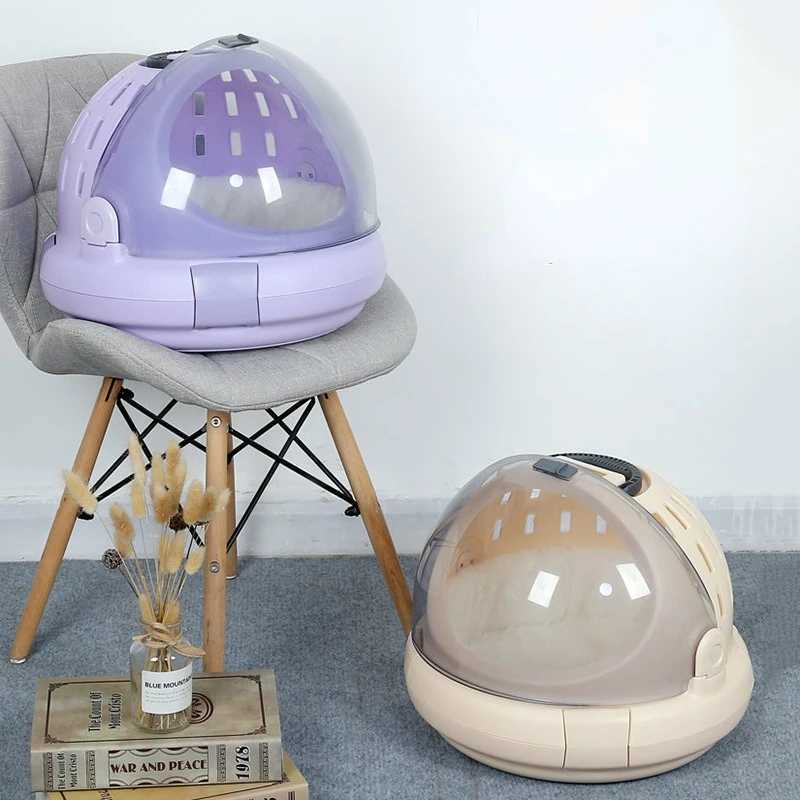 Cat Carrier Pets Bag Multi-functional Portable Cat Bag Portable Space Capsule Pet Capsule Bag Car Dog Aviation CageM240731