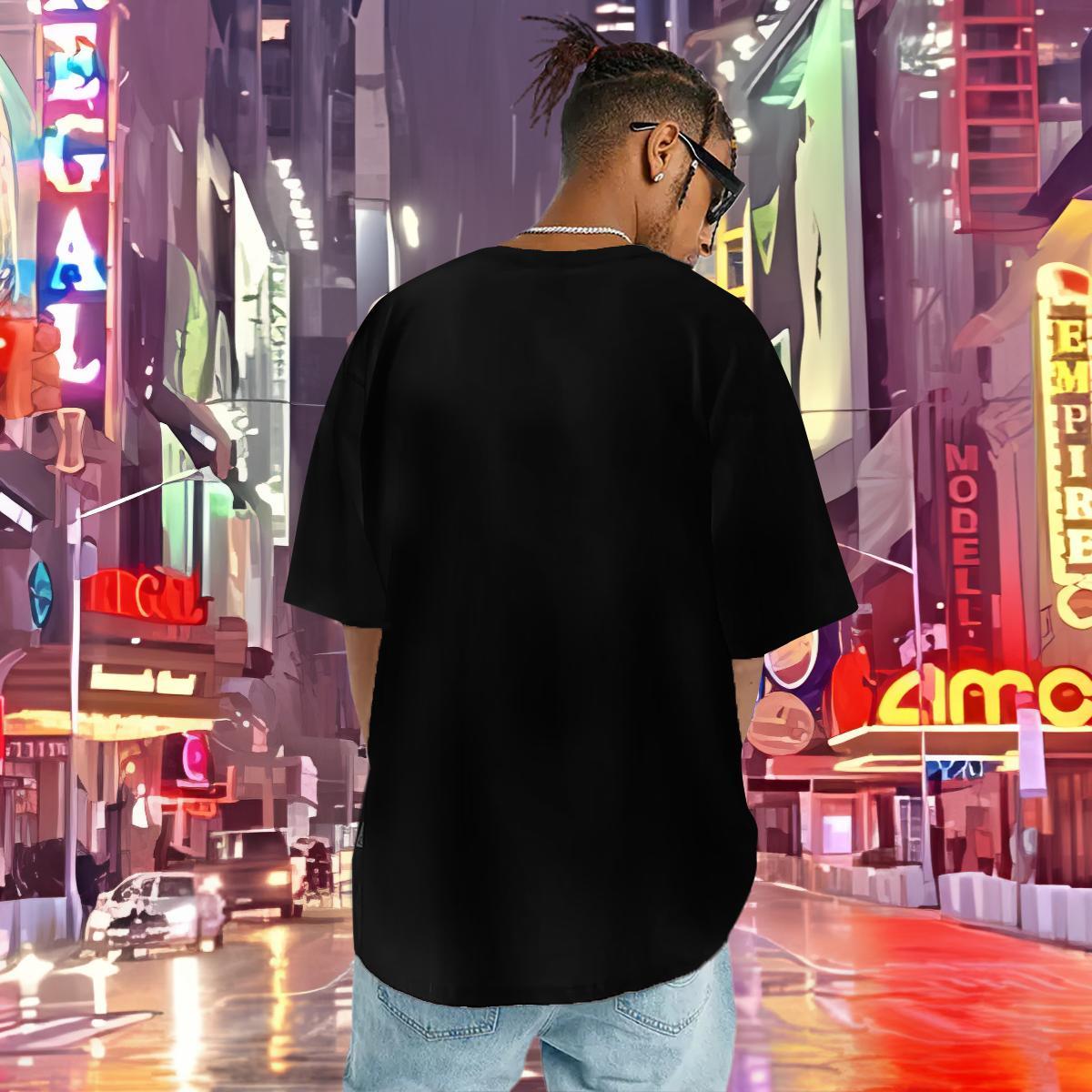2024 DIY Men Tshirts mushroom High Street Hip Hop 100% Cotton 230g Wear Pure Cotton Cool T-Shirts Floral Print