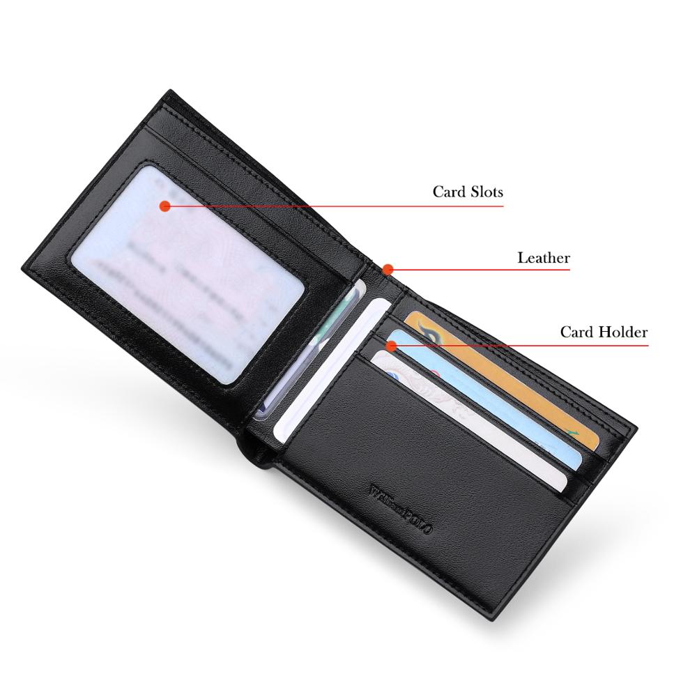 WilliamPOLO luxury Brand Wallets Men 100% Cowhide Short Bifold Mini Genuine Leather Purse Cards Holders Slots Potable small