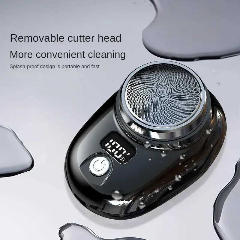 Mini electric travel shaver mens portable pocket shaver beard trimming shaver rechargeable cordless shaver facial shaver W2408025465