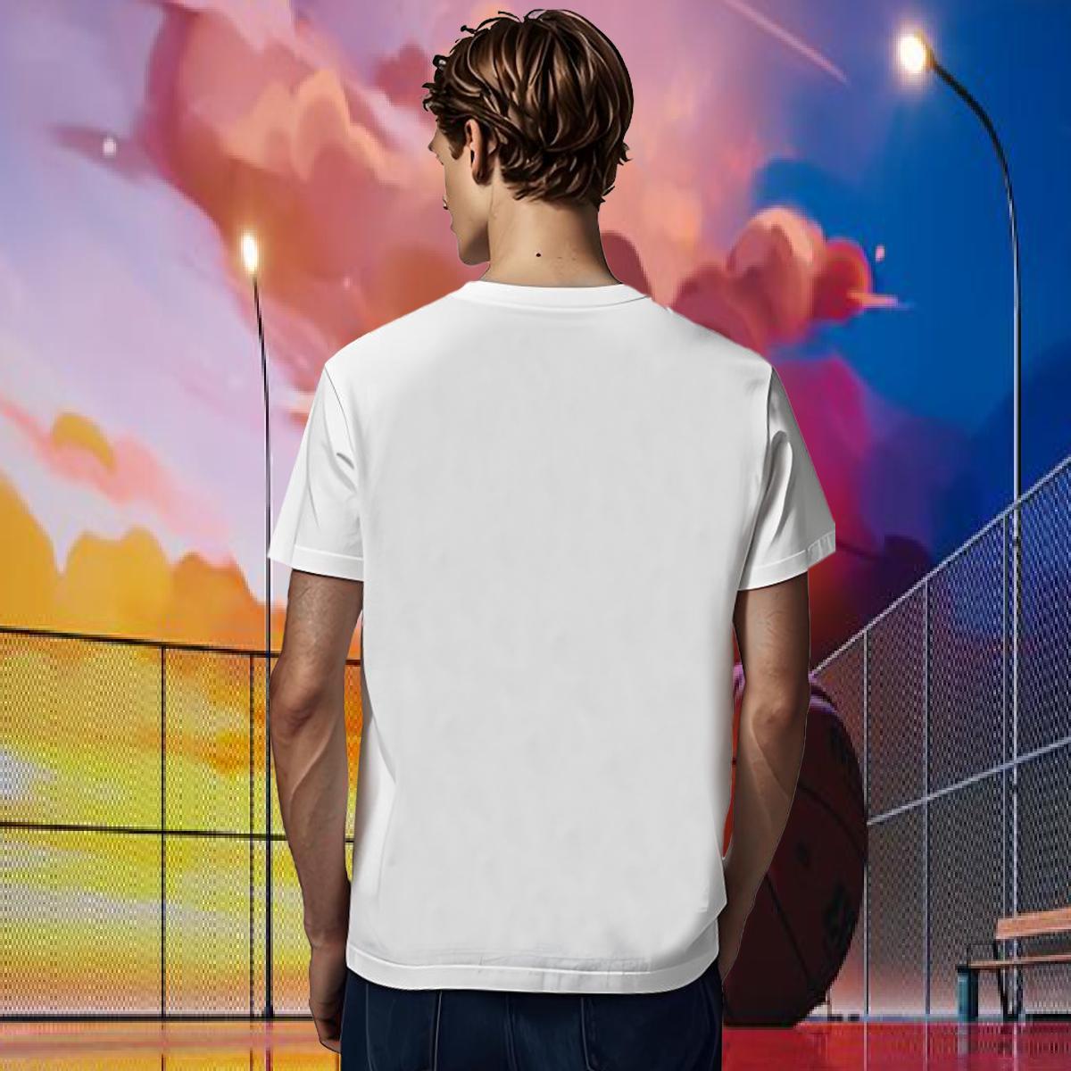 New Arrival Mens T Shirts 230g Cotton halloween Home Outdoor Tops Breathable Short Sleeve Brand Couples T Shirts DIY Logo Oversized