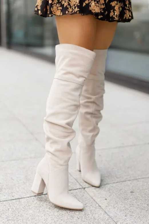 Womens Boots Autumn Winter Footwear Boots-Women Pointe Shoes Luxury Designer Sexy Thigh High Heels High Sexy 2024 Large Size PCL240801