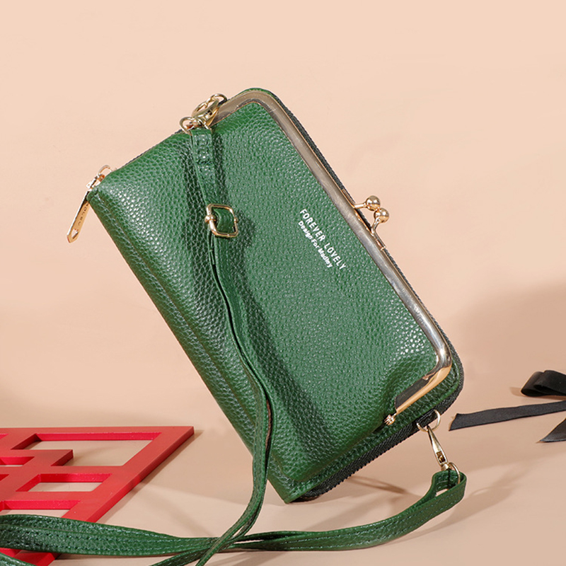 Luxury Women's Handbags Pu Leather Bag For Woman Female Clutch Phone Bags Women Business Card Holder Wallet Shoulder Bag