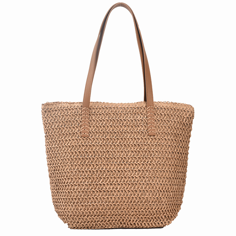 Hand-woven Women's Shoulder Handbag Bohemian 2022 Summer Fashion Straw Beach Tote Bag Travel Shopper Weaving Shopping Bags