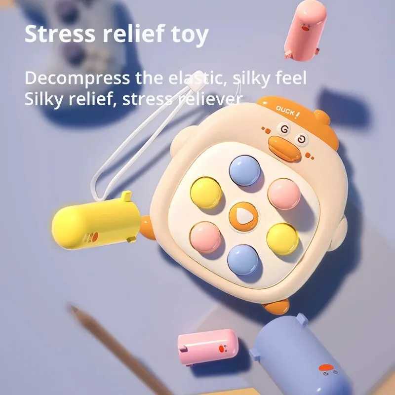 1 Pc Mini Whack-a-Mole Hand-eye Coordination Educational Toy Random Color Childrens Pinch Finger Decompression Toy Y240801