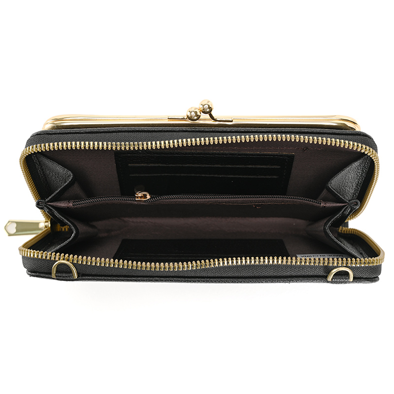 Women's Messenger Bag For Ladies PU Leather Clutch Phone Bags Business Card Holder Wallet Crossbody Shoulder Purse
