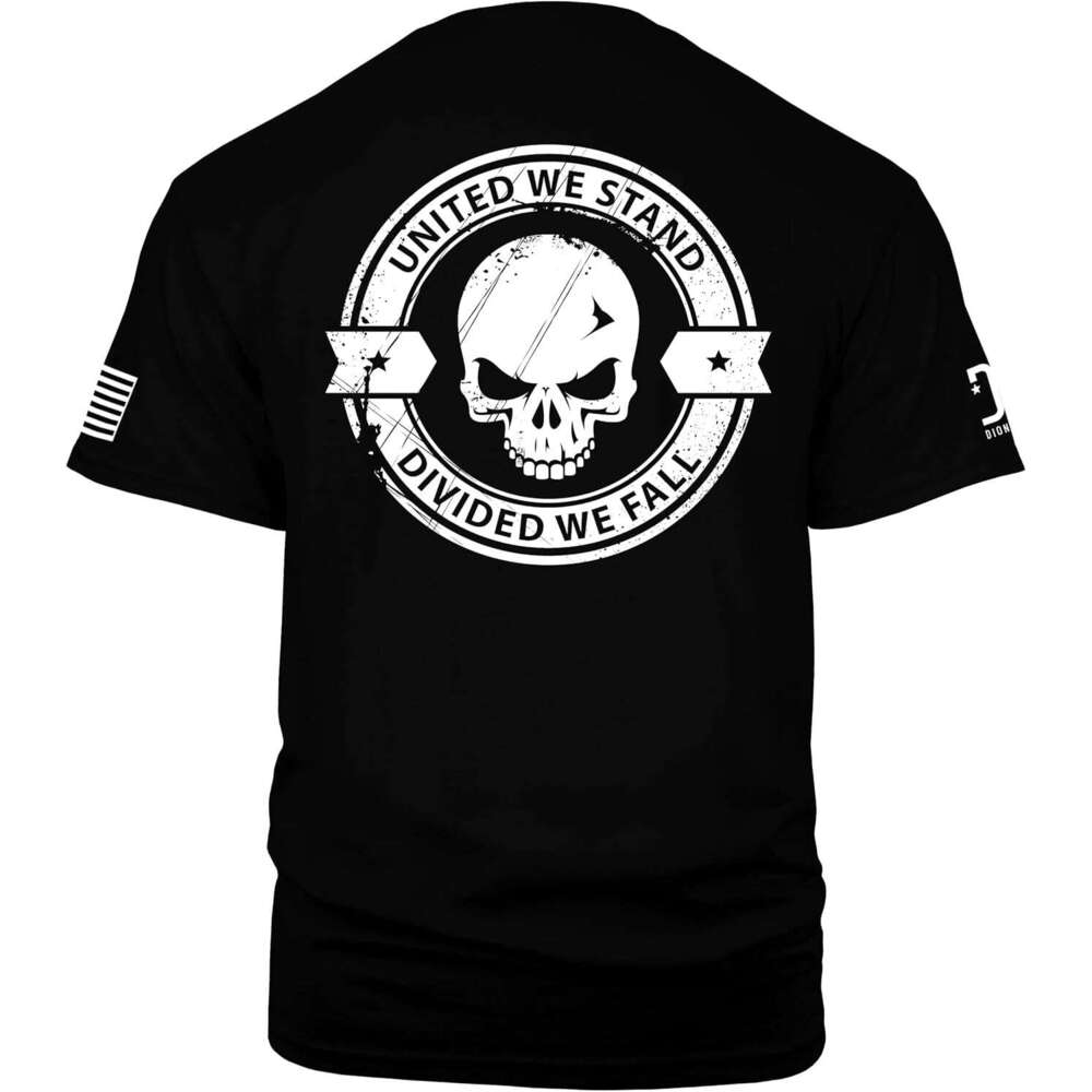 Designer T shirt Men's Tshirts Graphic Divided We Fall Patriotic T-Shirt shirts tshirt graphic tee Casual tops summer clothes Short sleeve Free s