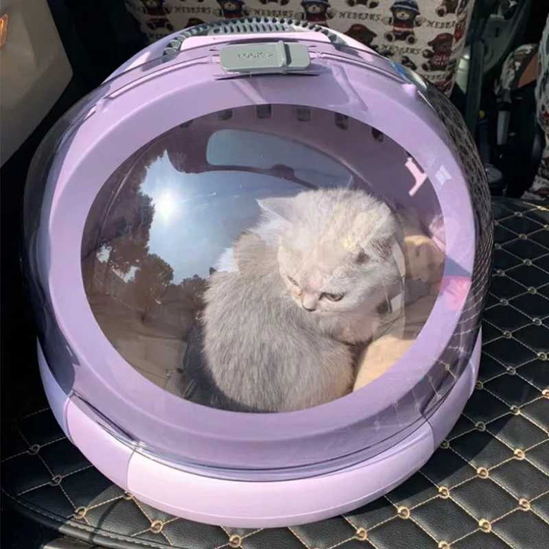 Cat Carrier Pets Bag Multi-functional Portable Cat Bag Portable Space Capsule Pet Capsule Bag Car Dog Aviation CageM240731