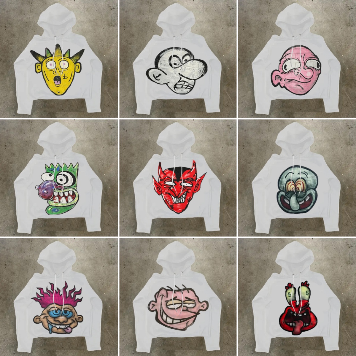 Mens Hoodies Harajuku Hoodie Hip Hop Cartoon Graphic Print Black Oversized Pullover Goth Men Women Fashion Casual Loose Sweatshirt
