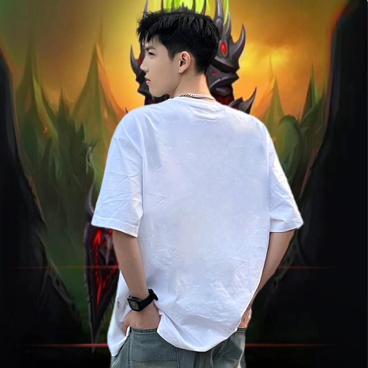 2024 Summer T-Shirts 230g 100% Cotton high-rise Sports Casual Clothings Breathable Short Sleeve Wholesale Men Tees Graphic