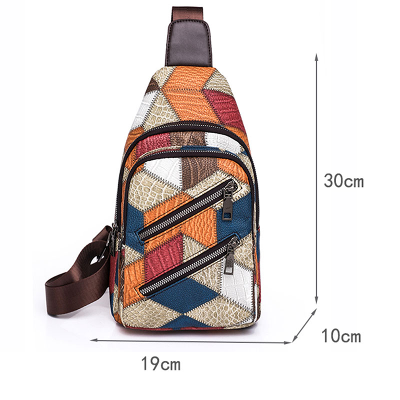 Women Bag Fashion Chest Bag Crossbody Bag for Woman Fashion Female Pack Travel Shoulder Bag Designer Vintage Chest Messenger Bag