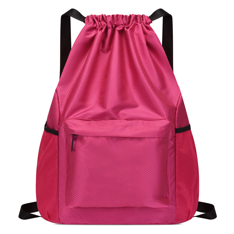 2024 HOT Backpack Fashion Gym Drawstring Bag Casual String Knapsack School Back Pack For Teenager Women Men