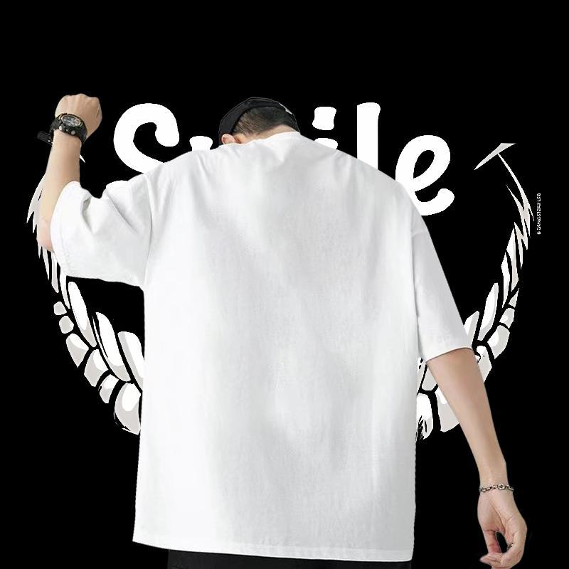 2024 Designer T-Shirts 230g Pure Cotton Casual Tops Tees Breathable Short Sleeve Comfortable Mens Tshirts Custom Printed