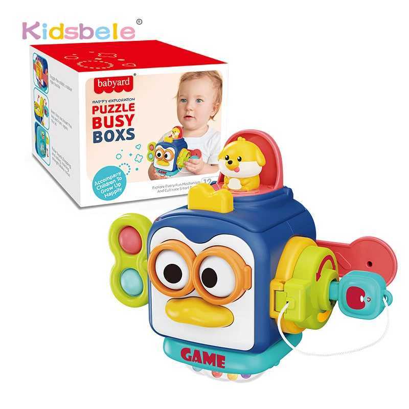 6 in 1 Motessori Toddlers Activity Toys Cute Penguin Hand Catching Ball Educational Toy Learning Sensory Fine Motor Skills Gifts Y240801