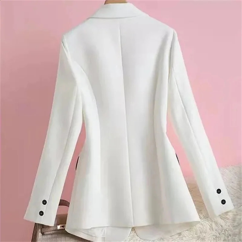 Autumn Spring Basic Jacket Womens Clothing Button Fashion Pure Thin Arrival Coat 240827