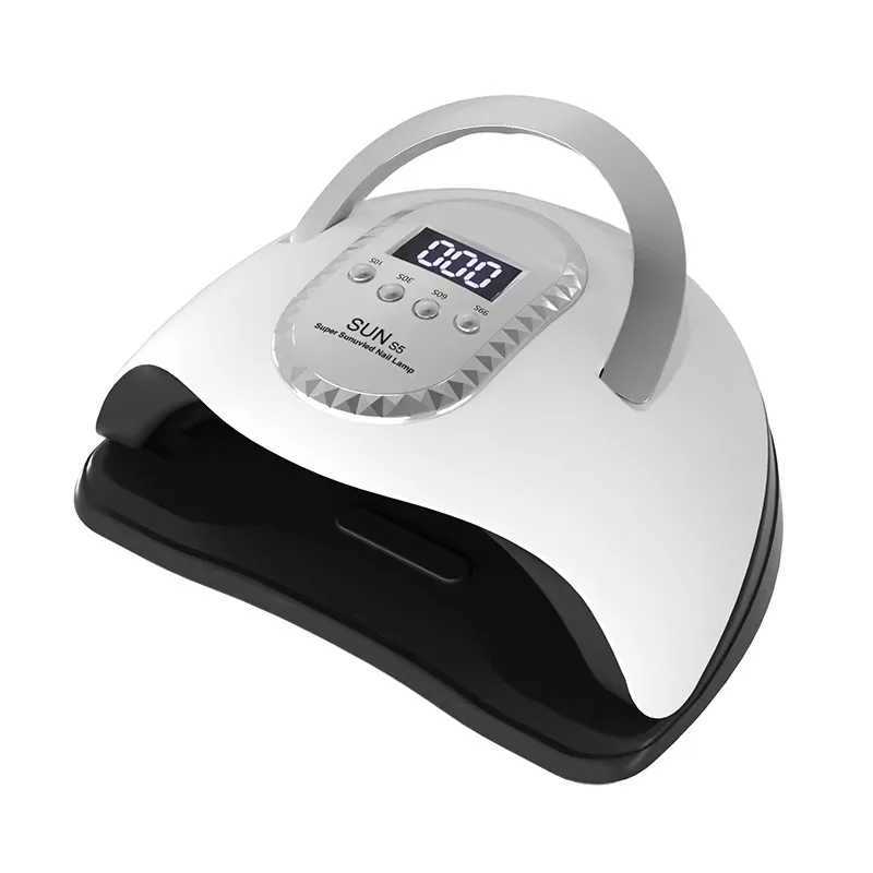 MAX UV LED Nail Lamp for Manicure Gel Polish Drying Machine with Large LCD Touch 66LEDS Smart Nail Dryer Sun S5CL2400806