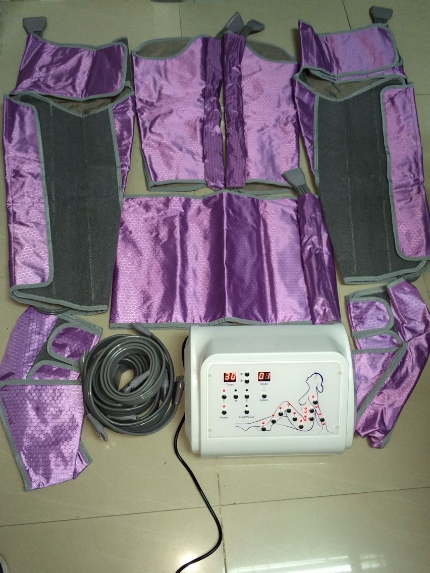 pressotherapy system lymphatic drainage massage slimming device 28 air chambers vacuum therapy presoterapia blood circulation boots air pressure massa