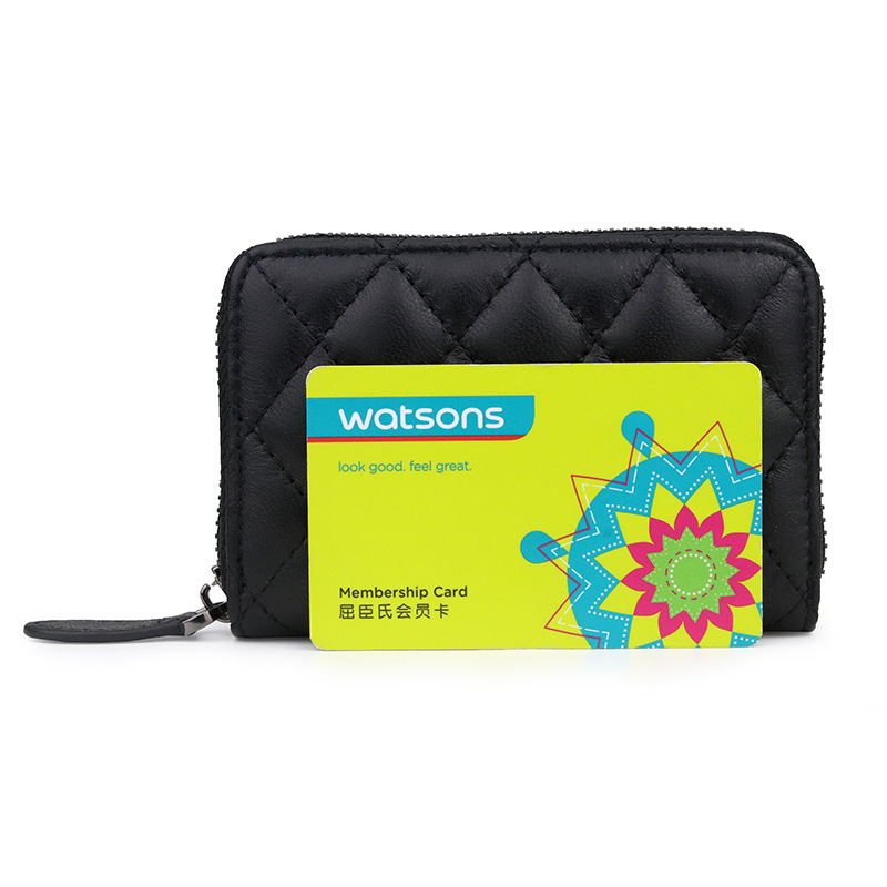 High Quality Wallet Woman Genuine Leather Luxury Fashion Vintage Credit ID Card Holder Card Case Coin Purse Card Bag