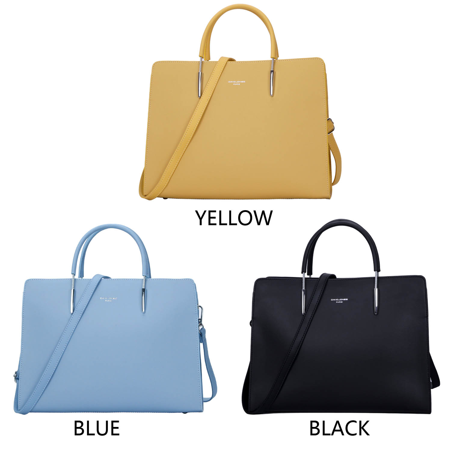 David Jones Handbags Retro Casual Women's Shoulder Bag Fashion Exquisite Shopping Bag Chain High Quality Polyester Tote Bags