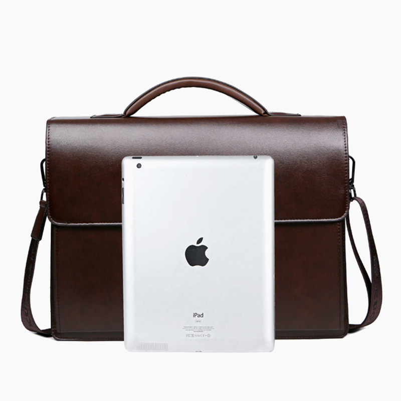 New Male Password Lock Briefcase Diagonal Package PU Leather Laptop Business Bag Men Shoulder Messenger Luxury Handbags