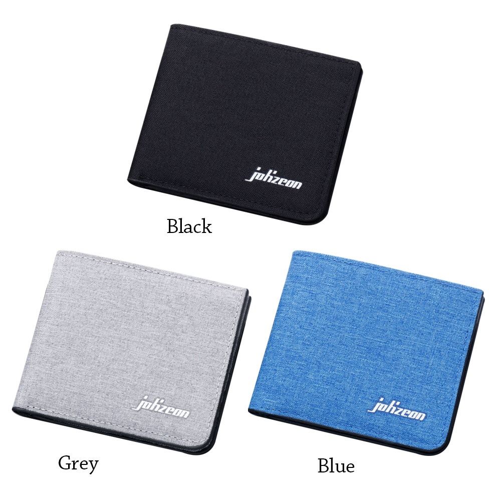 Male Foldable Credit Card Holder Short Purse Money Bag Wallet Coin Purse