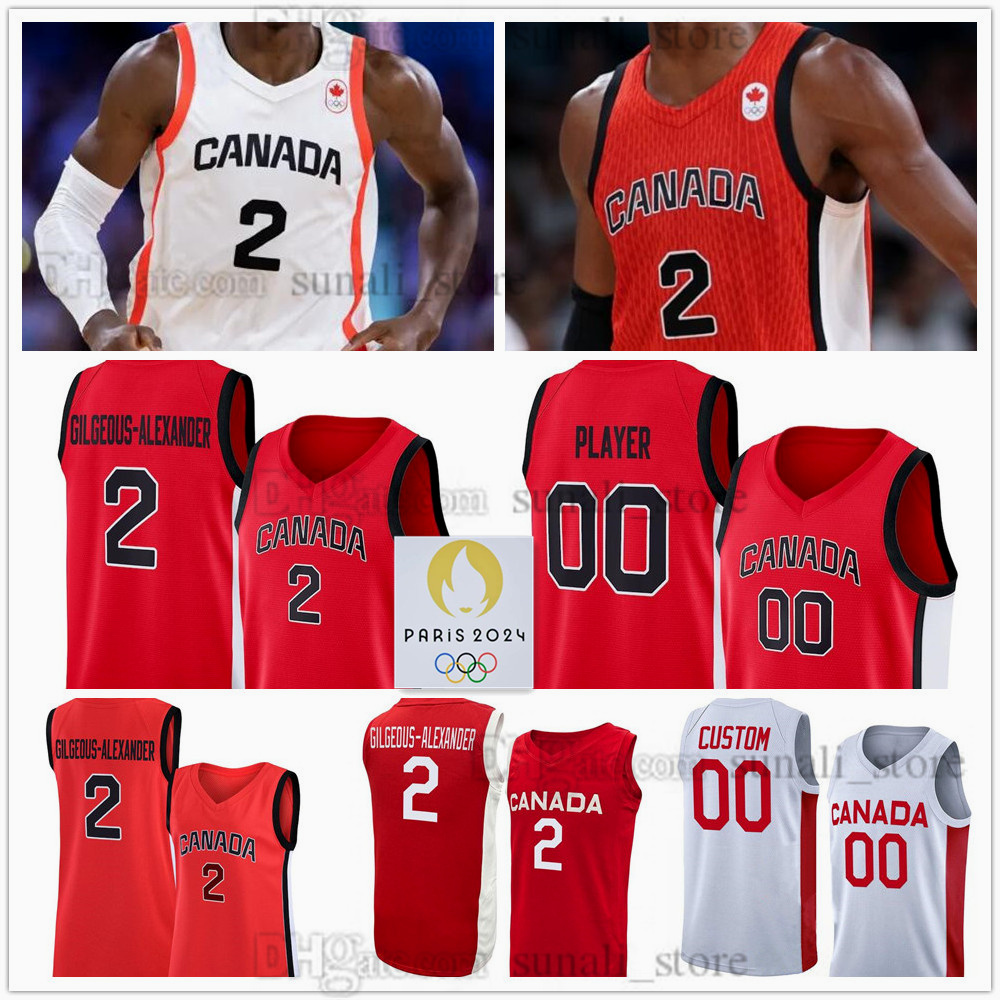 2024 Canada Basketball Jerseys Shai 2 G I L G E O U S - A L E X A N D E R Jamal 4 Murray Dillon 24 Brooks RJ 9 Barrett Andrew 19 Nembhard Olynyk Powell Dort Scrubb Ejim Birch Lyles