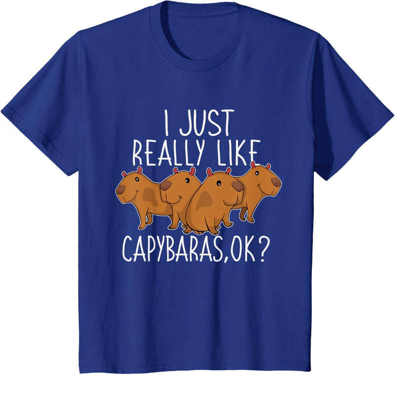 Fashion T shirt Mens Lover Kids Women Cute Capybara T-Shirt shirts tshirt graphic tee Casual tops summer clothes Short sleeve Free shipping