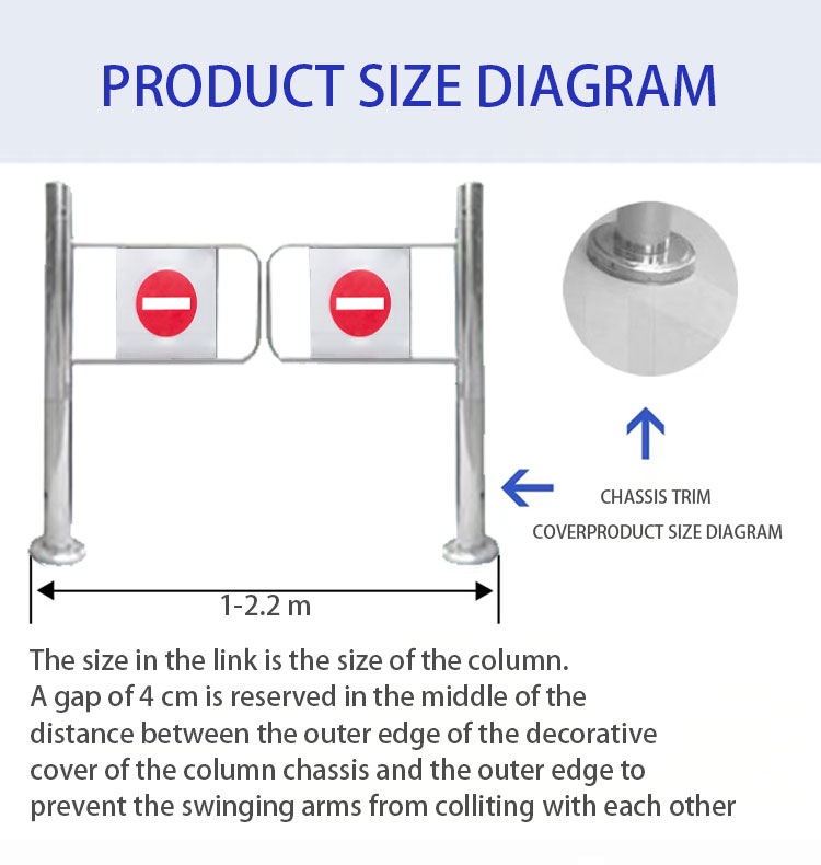 LuxurySupermarket one-way door stainless steel only into the pendulum gate machine