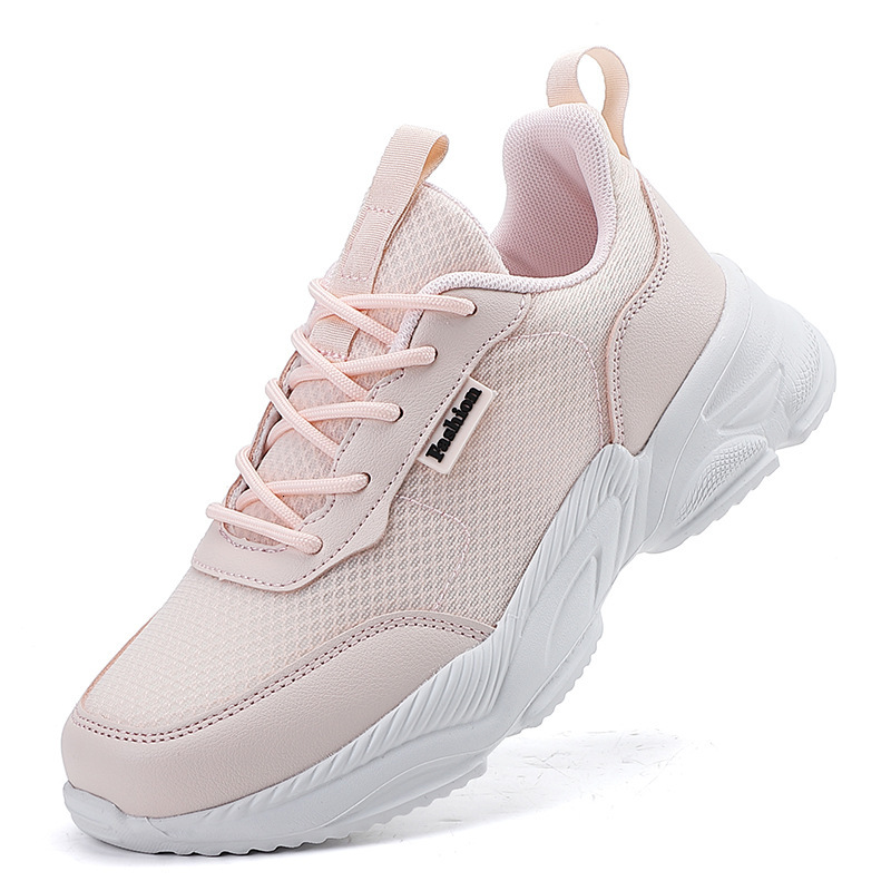 Ddmysports Spring Mesh Breathable All Black Sports Women S Soft Sole Running Casual Small White Shoes Outdoor Shoes