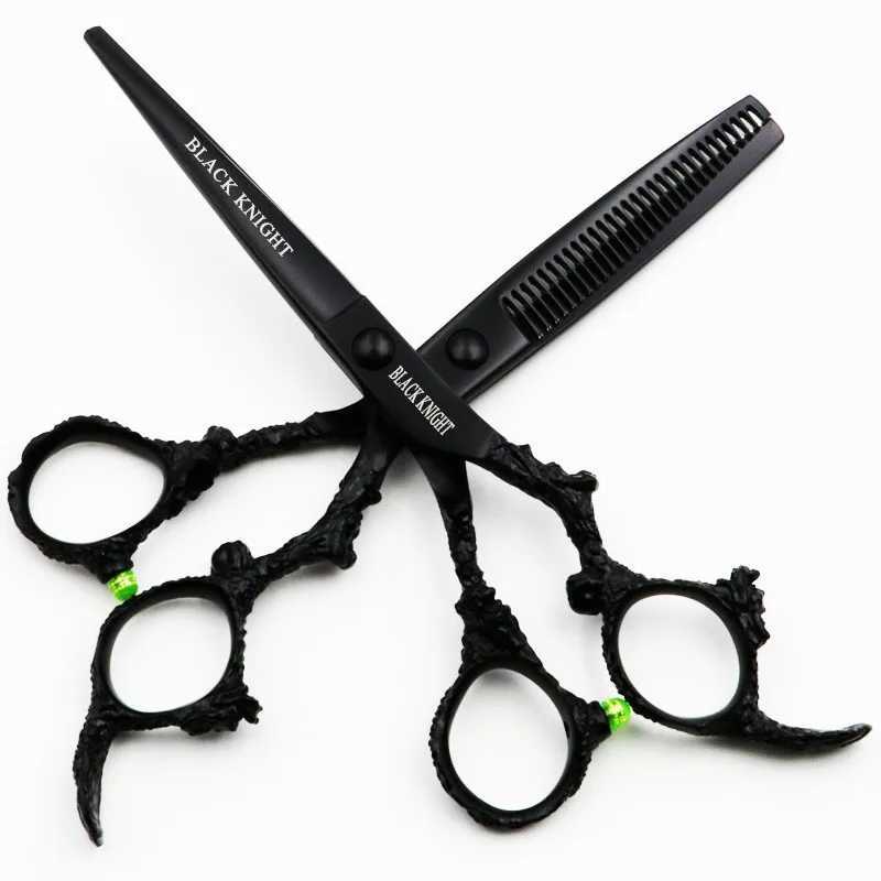 New Arrival hair scissors 6inch professional hairdressing scissors high quality cutting and thinning scissors set barber shears Z241213