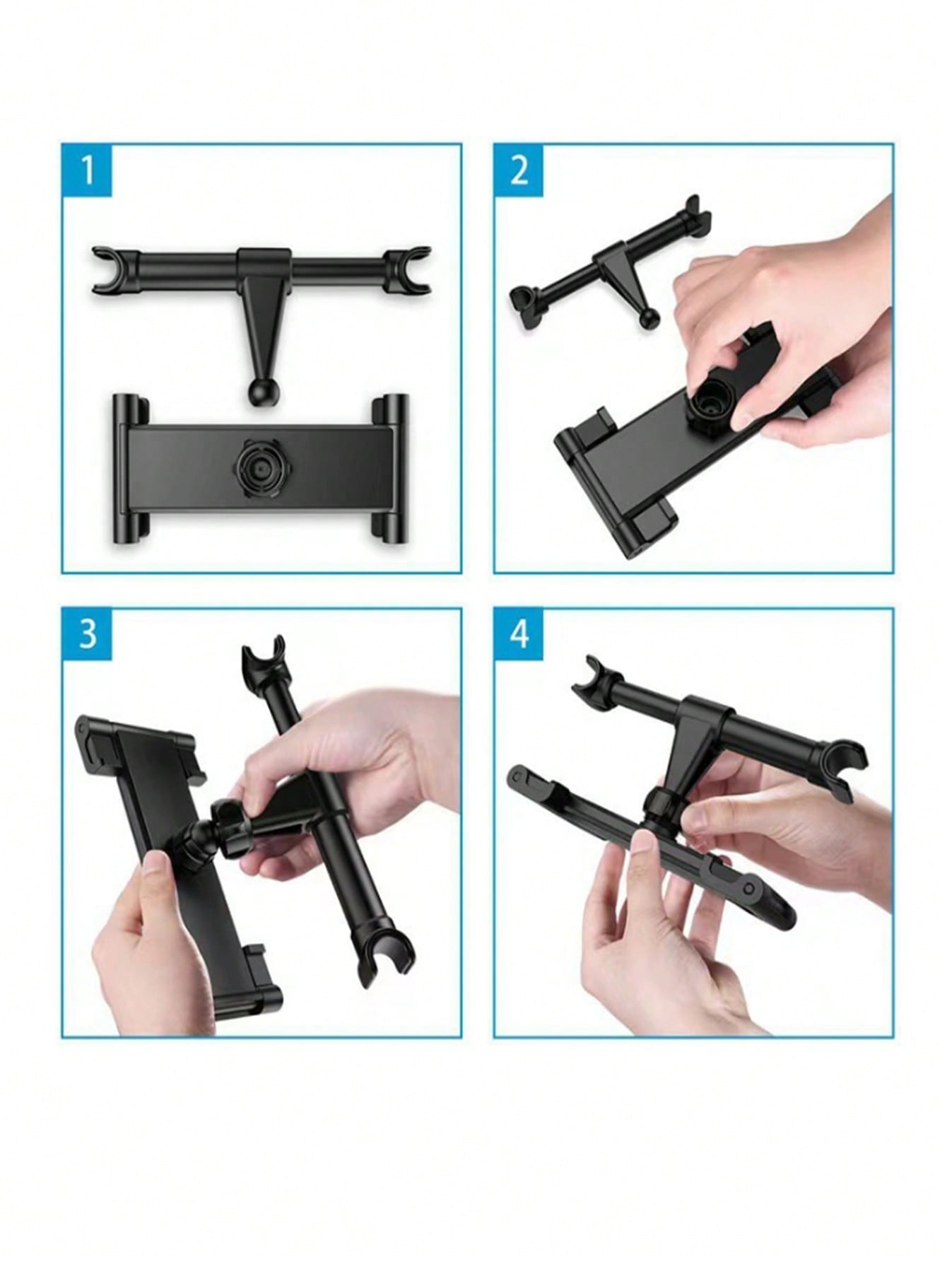 Car tablet stand Retractable phone stand in the rear of the car