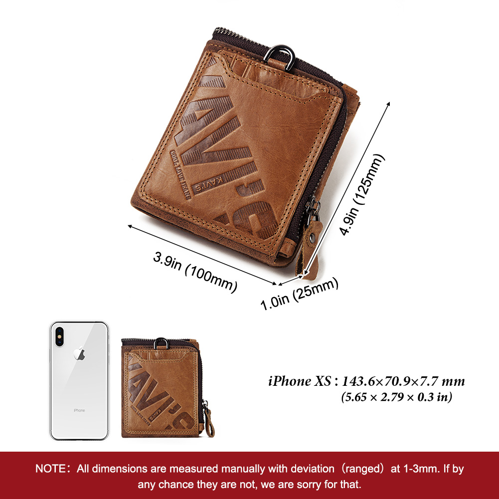 GZCZ Genuine Leather Men Wallet Fashion Coin Purse Card Holder Small Wallet Men Portomonee Male Clutch Zipper Clamp For Money