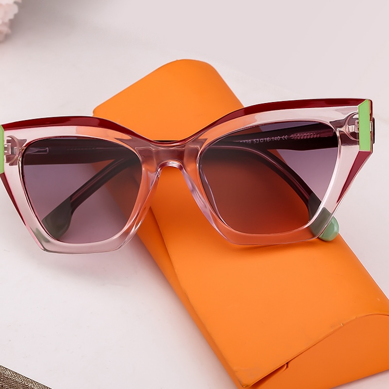 Cat Eye Sunglasses Women Butterfly Steampunk Oversized Cyberpunk Futuristic Brand Designer Sun Glasses Men Lady Fashion Cool Personalized S116 IVISTA