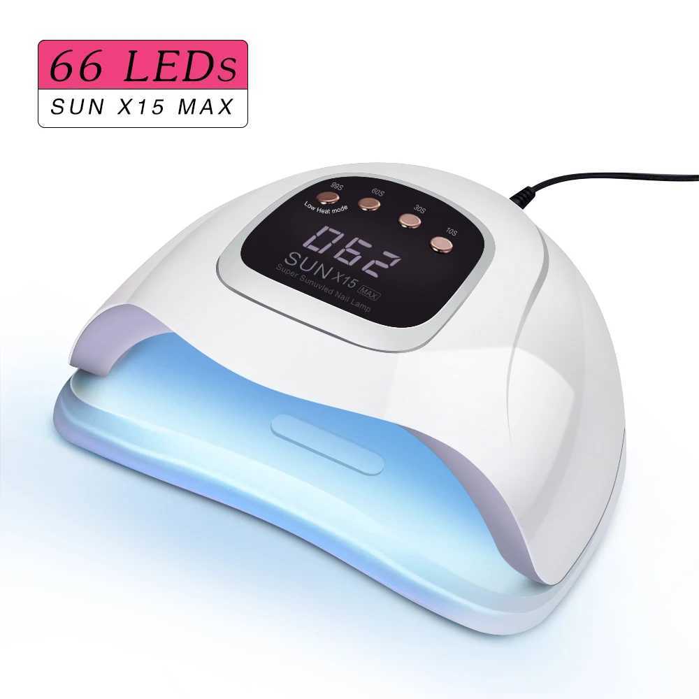 280W 66LEDs Powerful Uv Led Nail Dryer Nail Lamp For Curing All Gel Nail Polish Professional Lamp Light Manicure EquipmentCL2400806