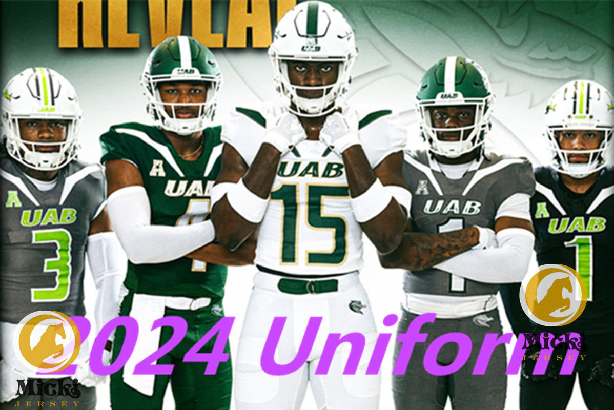 Armoni Goodwin 2024 UAB Blazers Football Jersey 95 Derrick Shepard Jr. 86 Jack Nickel 11 LeDarrius Cox 12 Sirad Bryant 74 Barry Walker Custom Stitched UAB Jerseys
