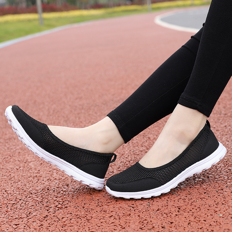 Ddmysports Summer Shallow Lightweight Large Pregnant Women S Casual Breathable And Comfortable Mesh Shoes Outdoor
