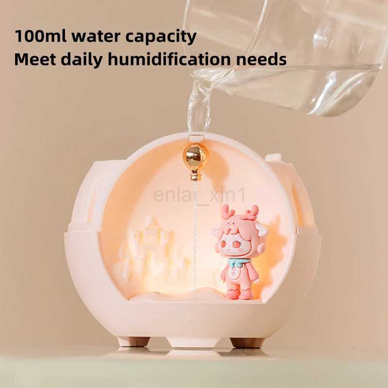 Cute Cartoon Romantic Lamp Mini Air Humidifier USB Aromatherapy Essential Oil Diffuser for Kids Room Fragrance Perfume Diffuser Y240803