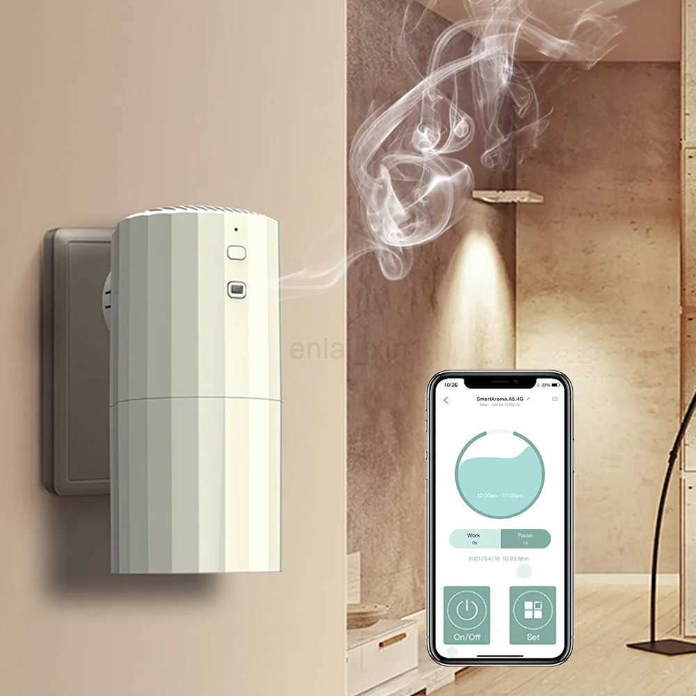 Hotel Toilet Essential Oils Diffuser Aromatherapy Machine Electric Aromatic Oasis Home Fragrance Room Aromatizer App Control Y240806