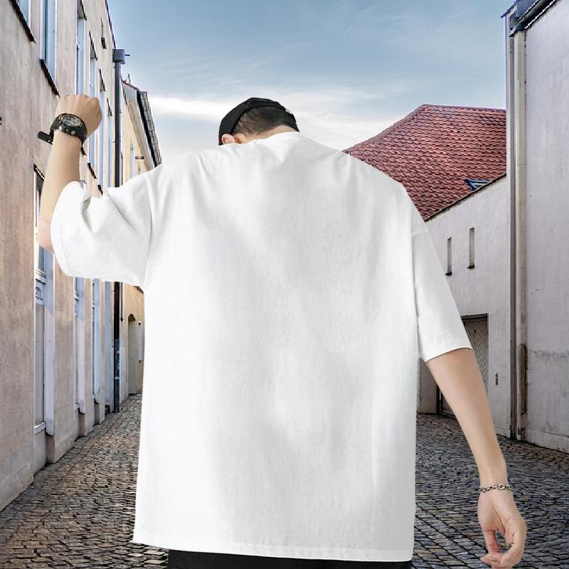 Stylist T-Shirts 230g Cotton halloween Spring Summer Tops Tees Breathable Short Sleeve Cool Mens Tshirts White Plus Size