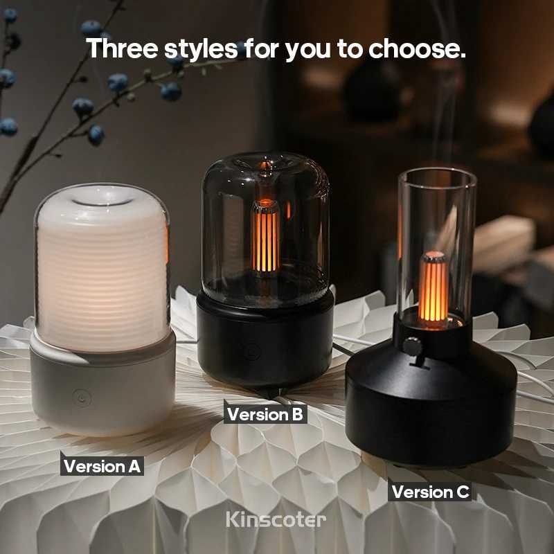 KINSCOTER Home Portable Aroma Diffuser USB Air Humidifier Essential Oil Night Light Cold Mist Maker Sprayer for Gift Bedroom Y240806