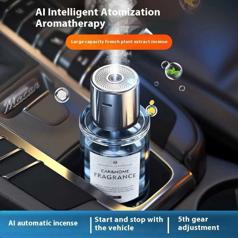 Freshener Electric Auto Diffuser Aroma Fragrance Mist Car Perfume Accessories Humidifier Air Aromatherapy Y240803 Free shipping