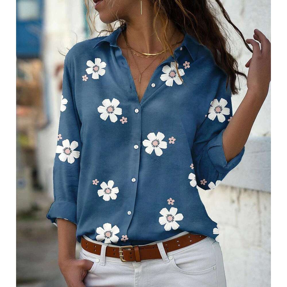 Shirt Summer New Merchandise Short-sleeved Loose Versatile Harajuku Print Vintage Streetwear Clothes Long-sleeved Backless Plaid Lace Street Activity 
