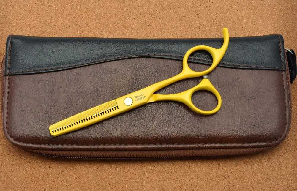 New Arrival 311# 5.5-inch brand Jason factory price Hair Clipper JP 440C Yellow Hair Clipper Thin Clipper Z241213