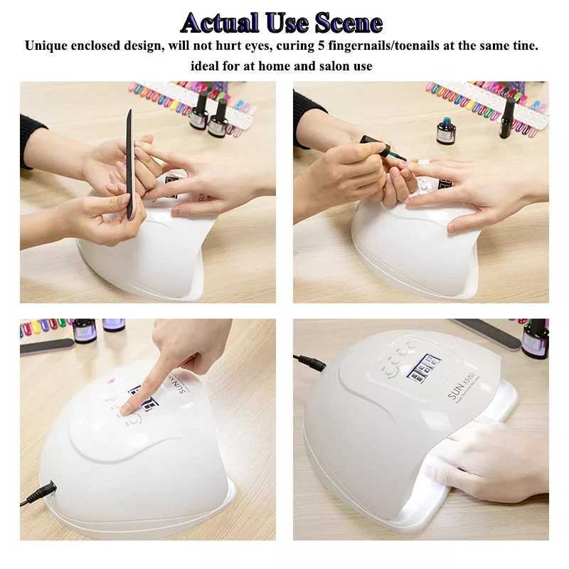 Nail Drying Lamp UV LED Lamp For Nails UV Light Gel Polish Manicure Cabin Led Lamps Nail Dryer Machine Professional EquipmentCL2400806