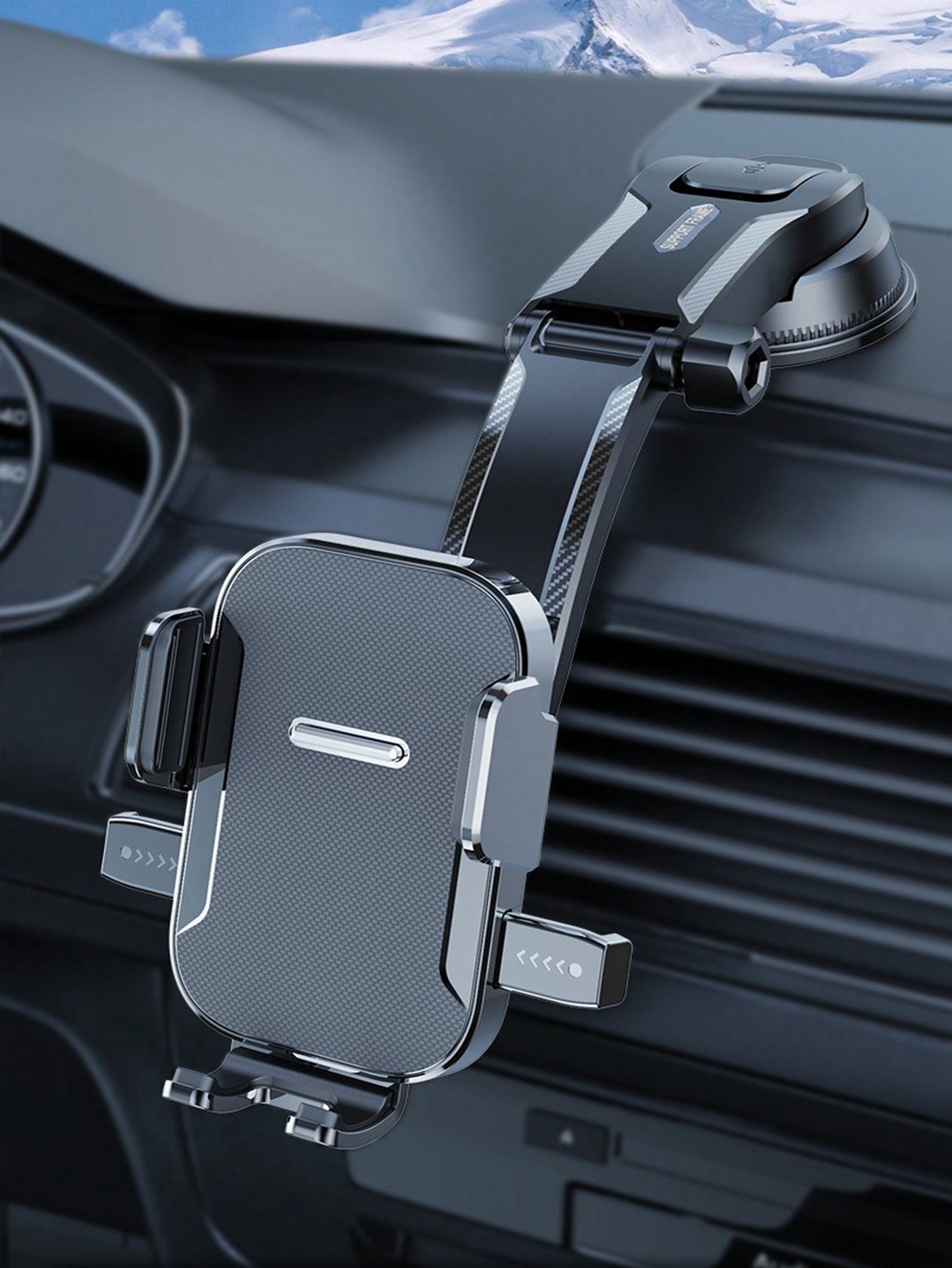 Car phone bracket Car general large suction cup windshield console anti-shake bracket Mobile phone bracket