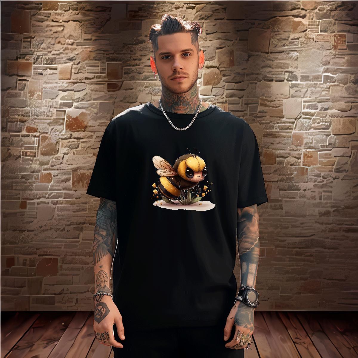 T Shirts Men 100% C… - image