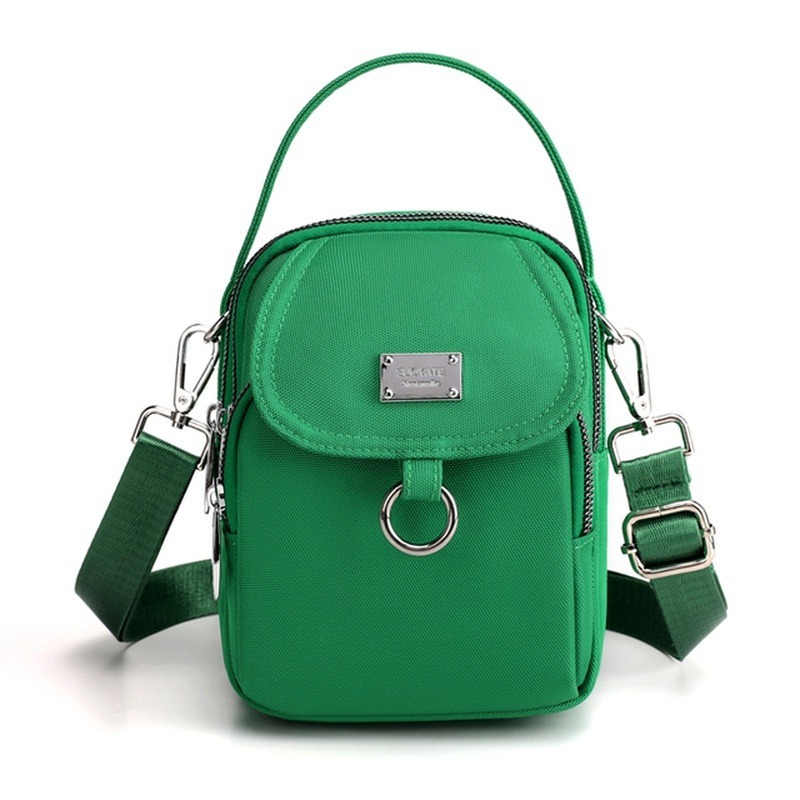 Fashionable 3 Layer Handbag Shoulder Bag Ladies Mini Bag Nylon Durable Fabric Girls Small Crossbody Bags for Women